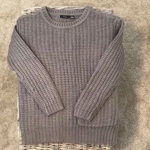 Chunky cable knit sweater